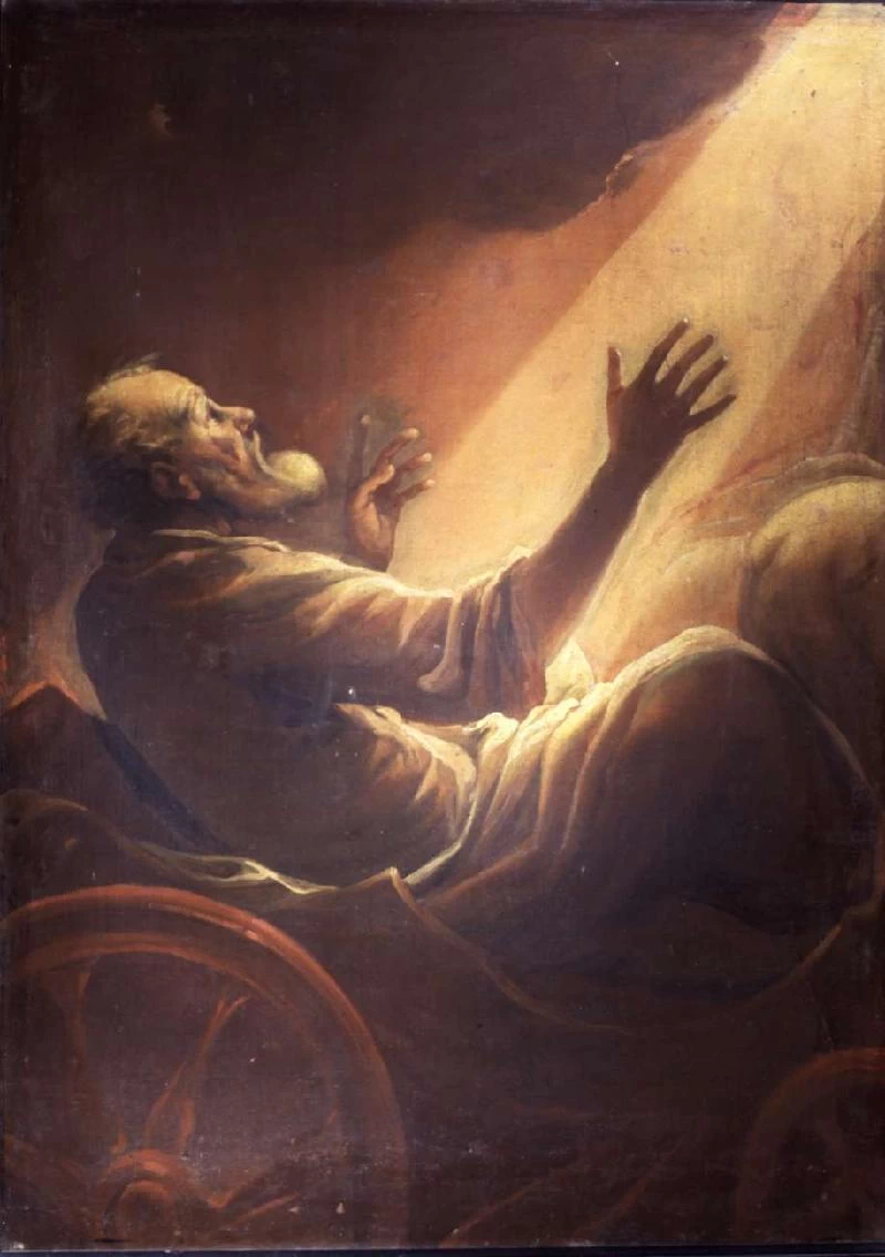 Elia sul carro di fuoco - Santuario della Madonna dei Campi, Stezzano, Bergamo